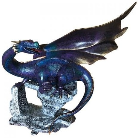 Small Winged Dragon on Rock