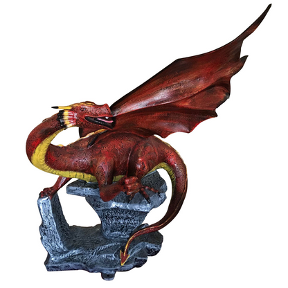 Small Winged Dragon on Rock