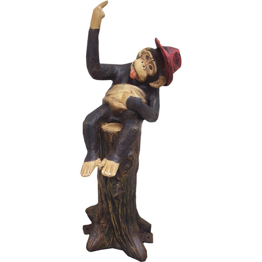 Flipping Monkey on Stump