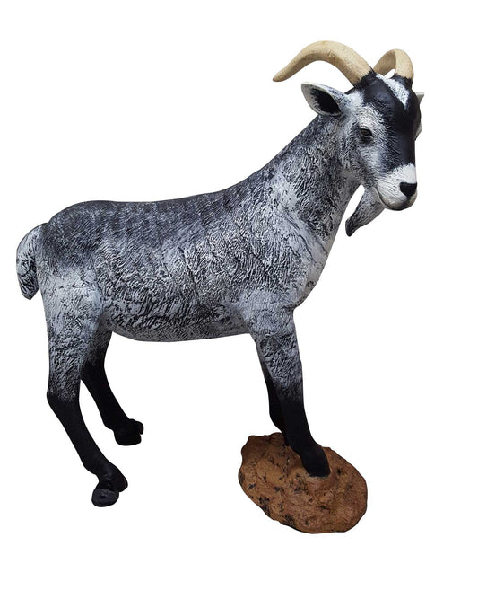 Goat on Rock (Natural Color - Gray)