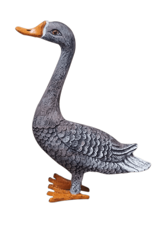 Standing Goose Head Up (Gray)