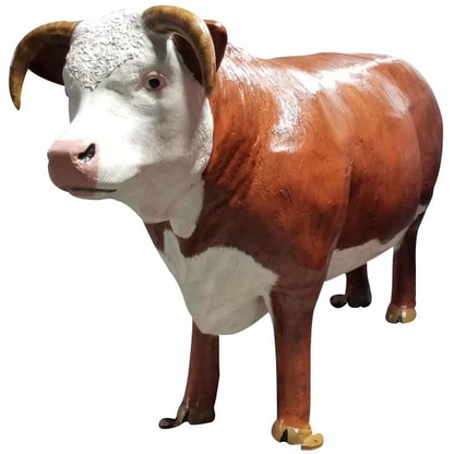 Hereford Bull with Horns