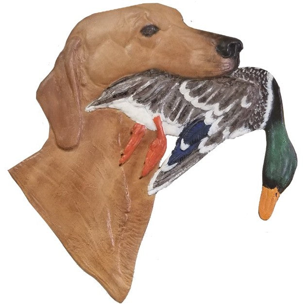 Hunting Dog with Duck