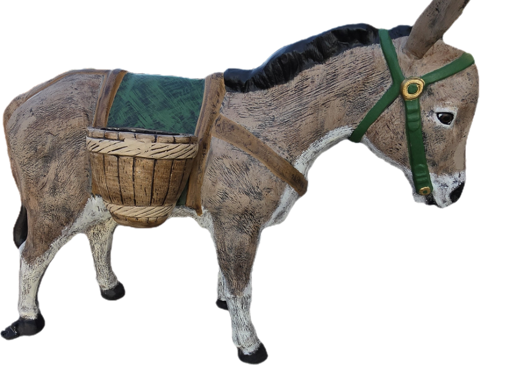 Burro/Donkey with Baskets - Backyard Buddies