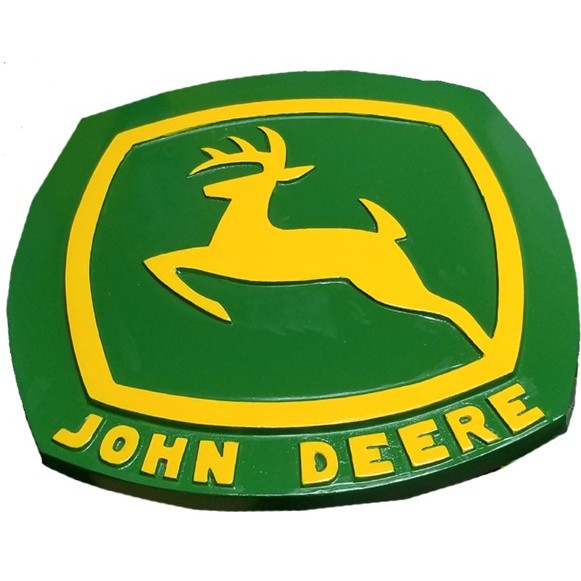 John Deer Sign on Post