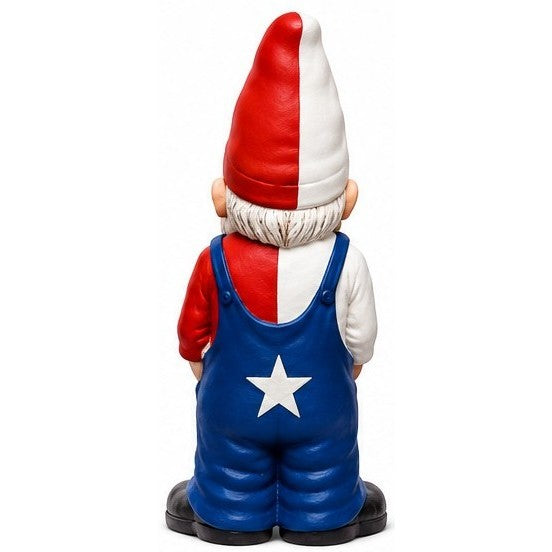 Large cast aluminum gnome for yards and gardens