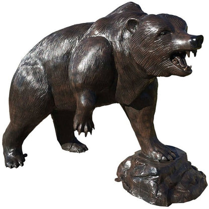 Large Grizzly Bear on Rock