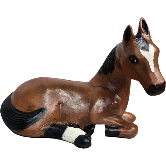 Laying Down Horse 17"