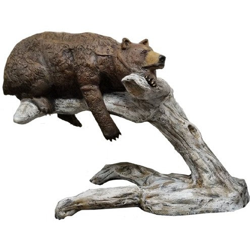 Laying Down Bear on Tree Branch