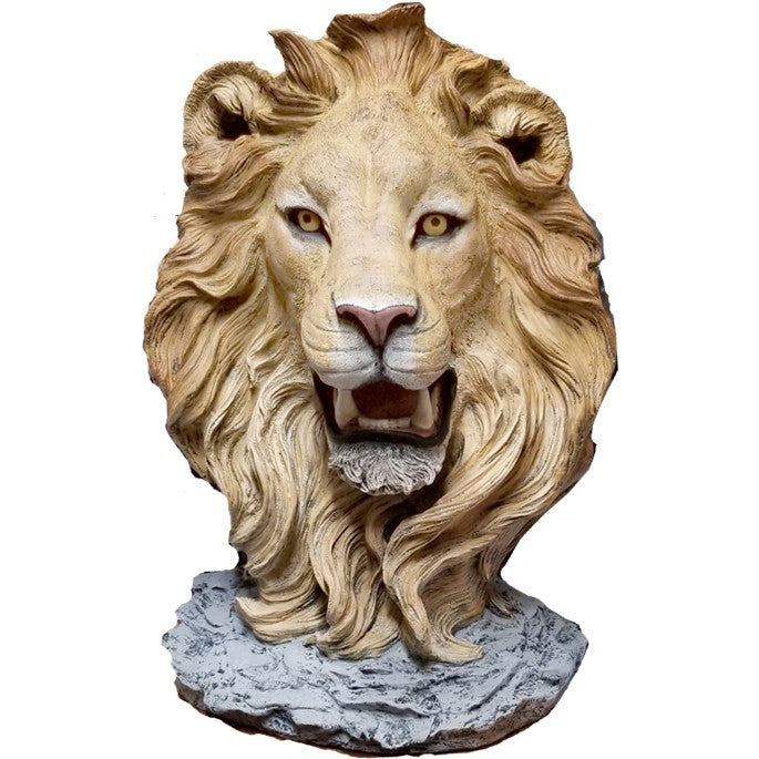 Lion Head Bust