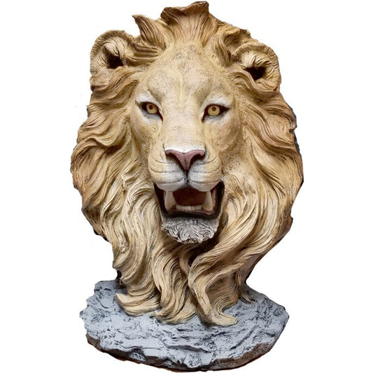 Lion Head Bust