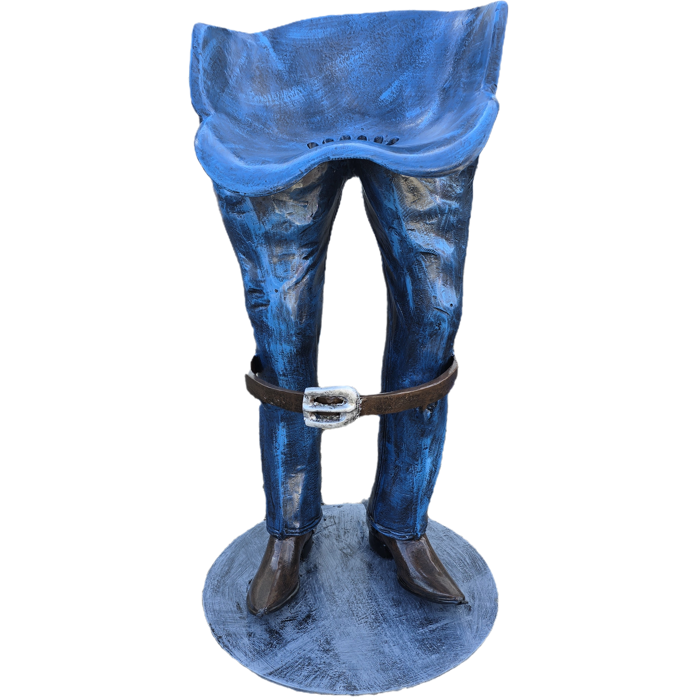 Cowboy Legs Barstool