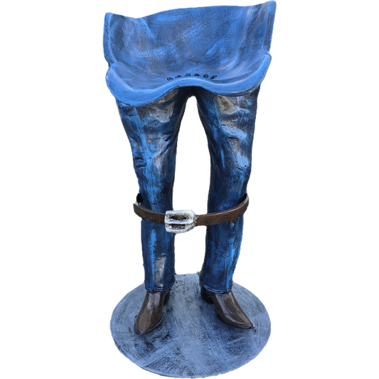 Cowboy Legs Barstool