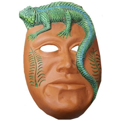 Mask with Lizard
