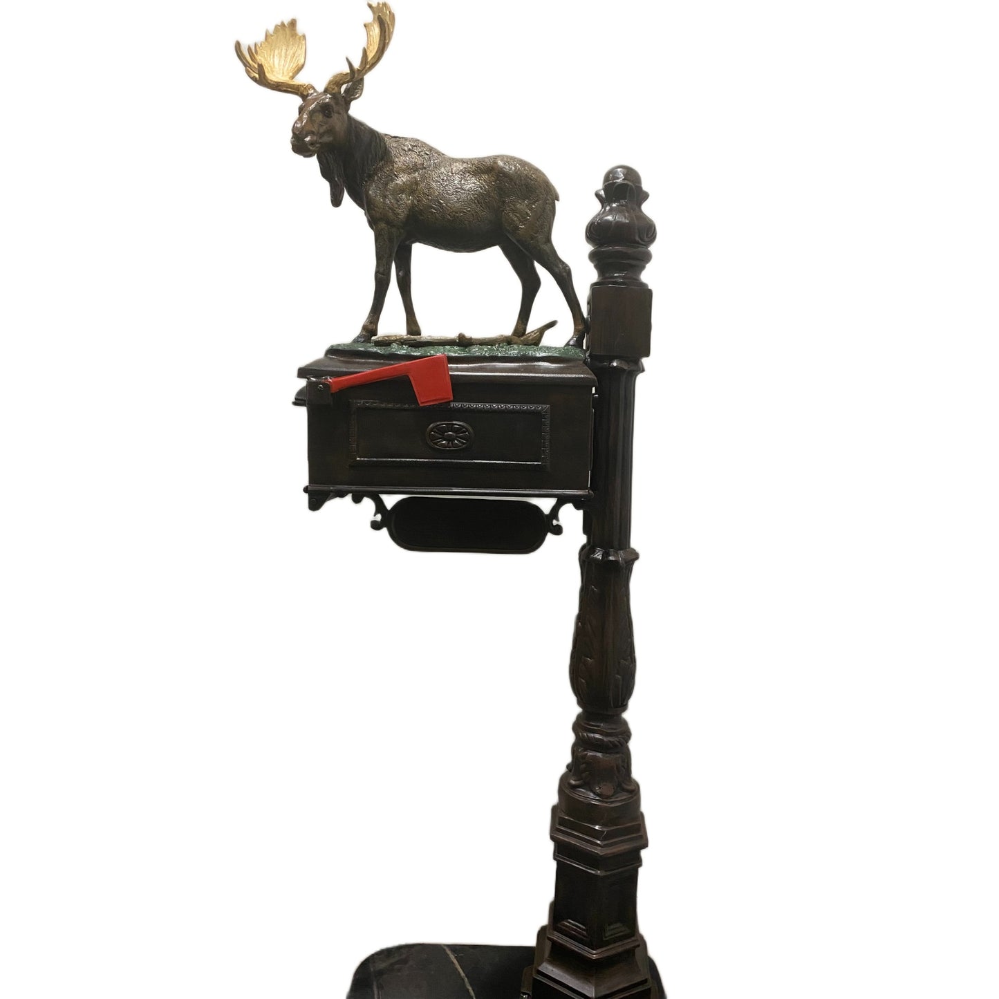 Mailbox with Moose
