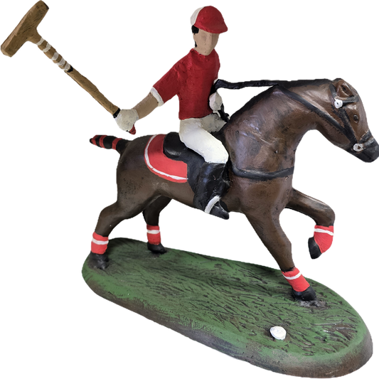 Polo Player on Horse