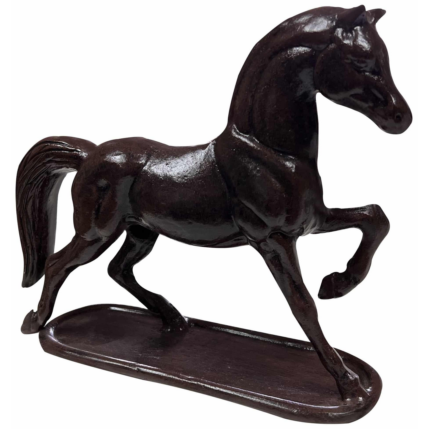 Small Desktop Prancing Horse with Base
