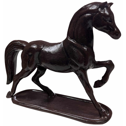 Small Desktop Prancing Horse with Base