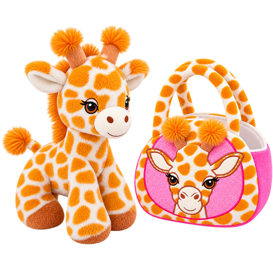 Purse & Plush Giraffe