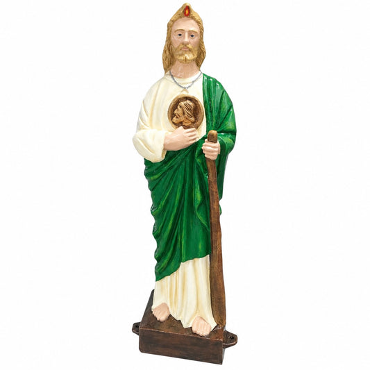 Cast aluminum cast aluminum Saint Jude statue for any decor space