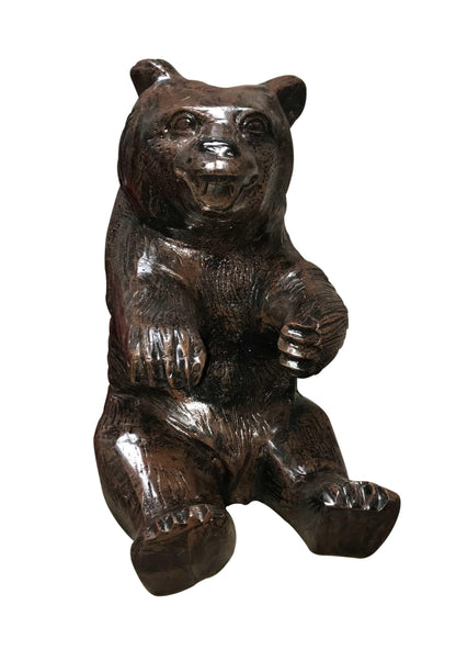 Sitting Bear Cub Right Paw Up - Backyard Buddies