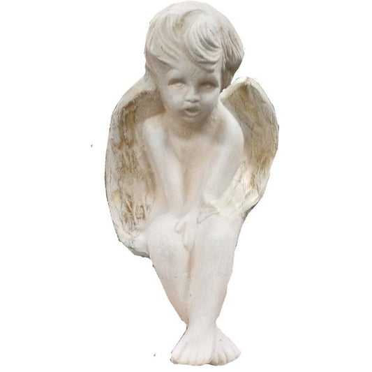 Sitting Angel with Legs Crossed