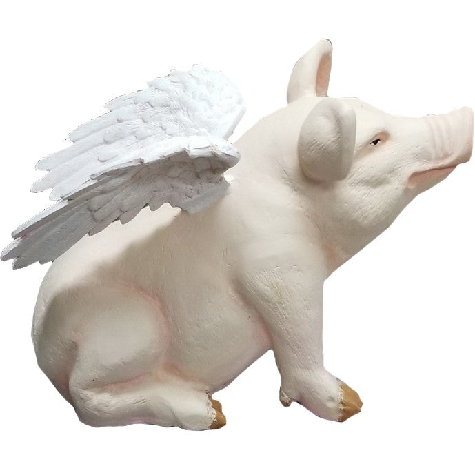 Baby Sitting Pig with Wings