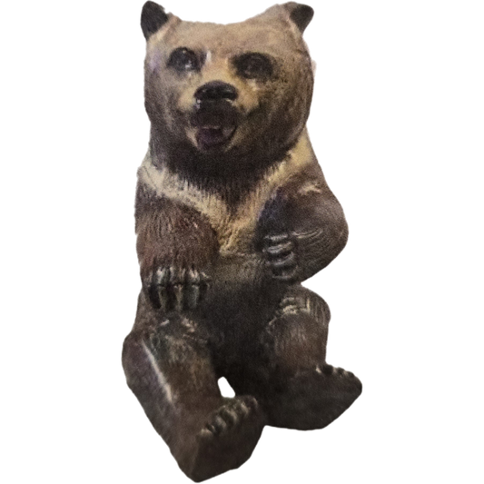 Sitting Bear Cub Right Paw Up