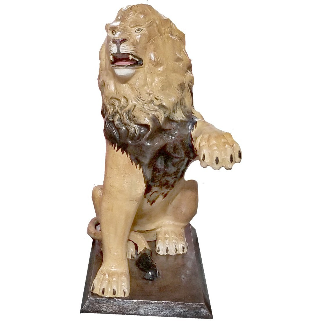 Sitting Lion on Base