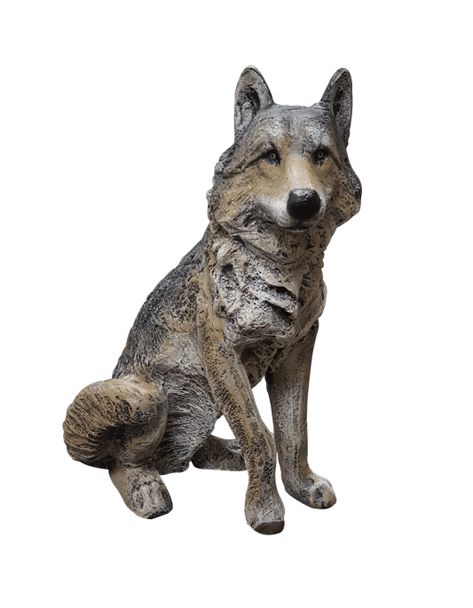 Small Sitting Coyote