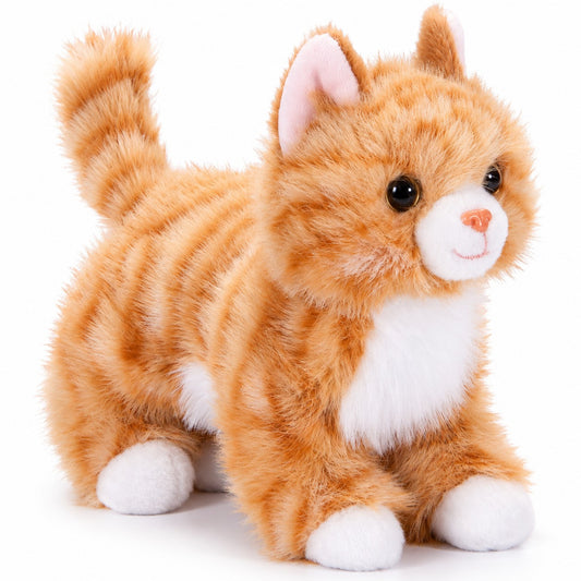 Orange Tabby Kitten 7" Plush Toy