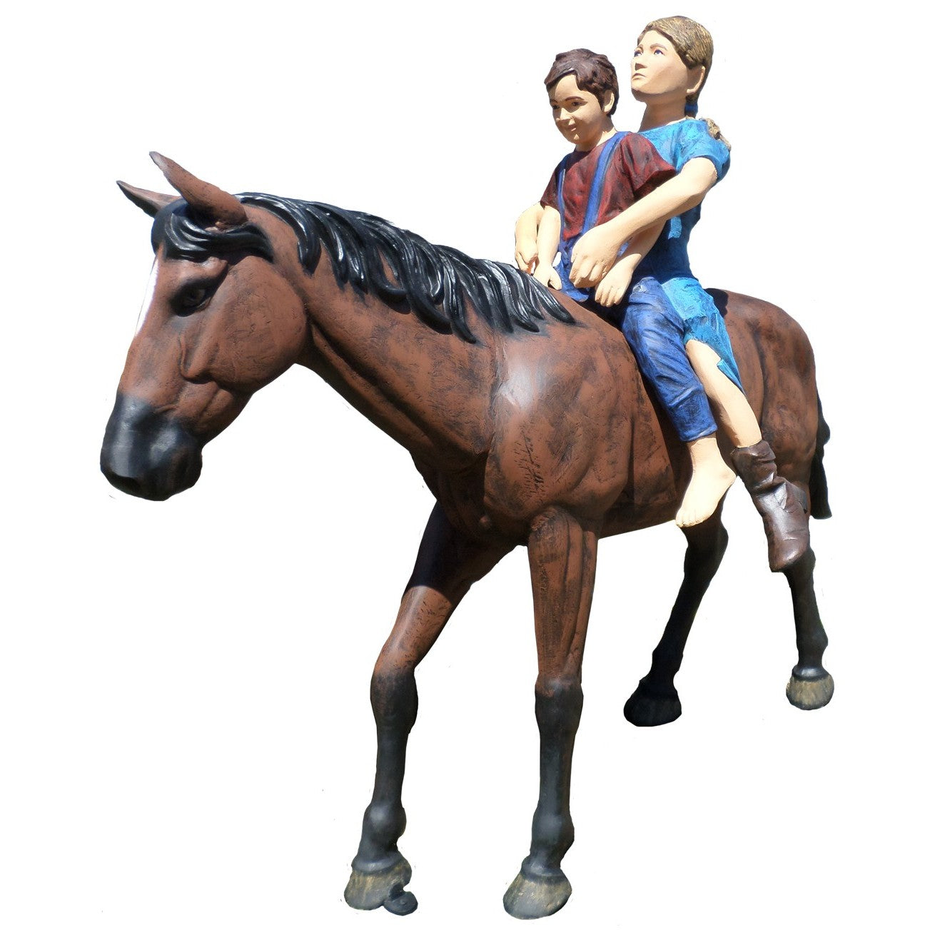 Walking Horse with Kids