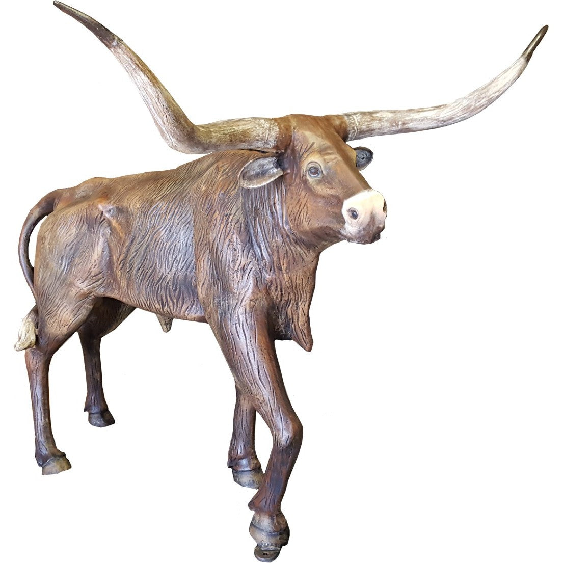 Walking Longhorn Steer