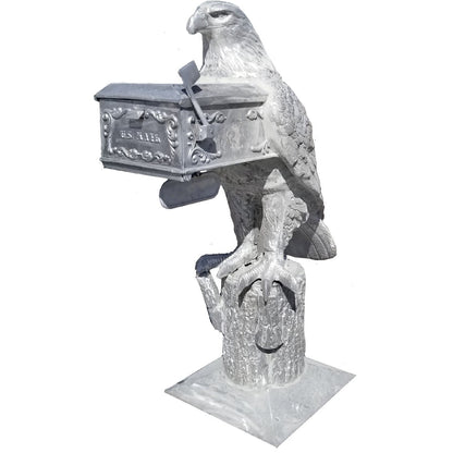 XL American Eagle on Stump Mailbox