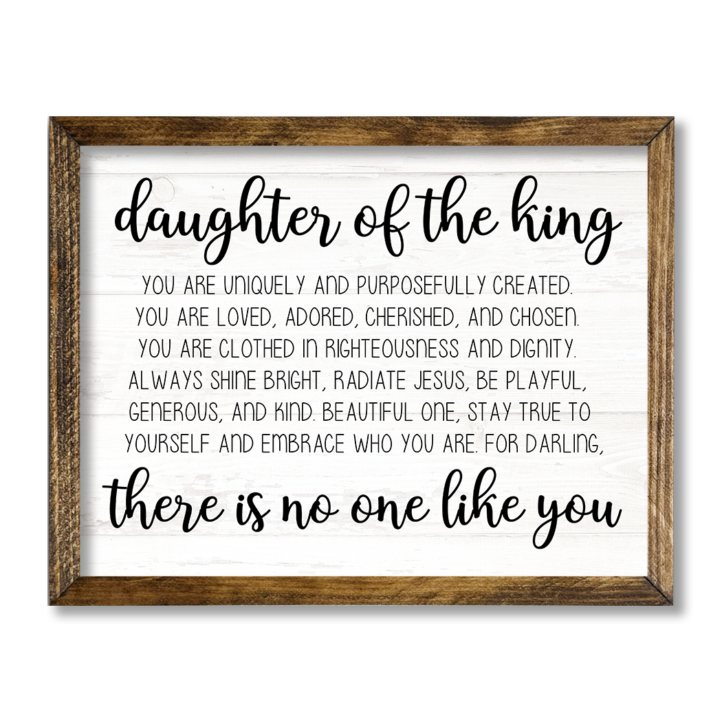 TIMBERLAND FRAME DAUGHTER OF THE KING - Backyard Buddies