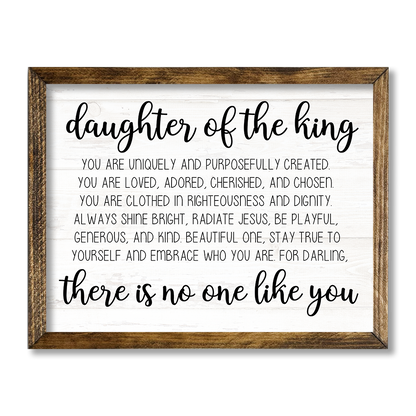 TIMBERLAND FRAME DAUGHTER OF THE KING - Backyard Buddies