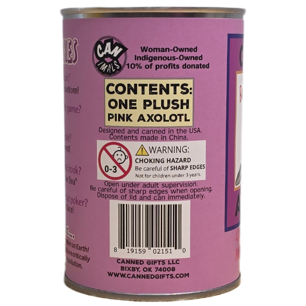 Canned Axolotl Pink