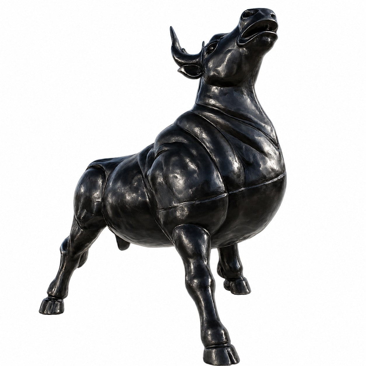 Cast aluminum XL Ferdinand Bull statue