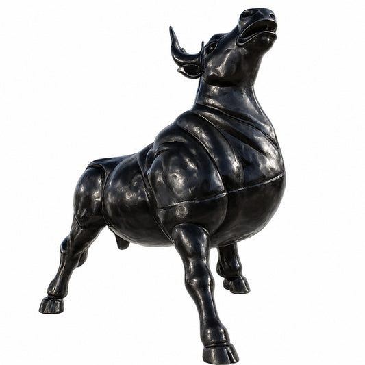 Cast aluminum XL Ferdinand Bull statue