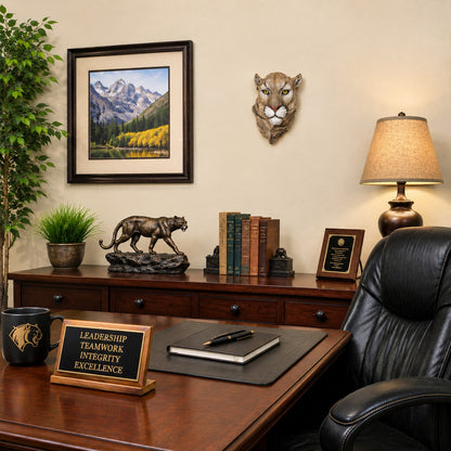 Cougar Head Wall Mount