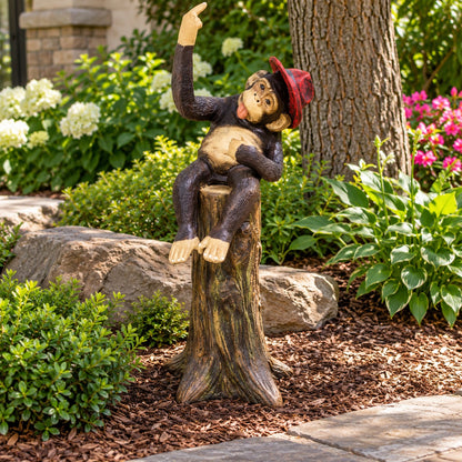 Flipping Monkey on Stump