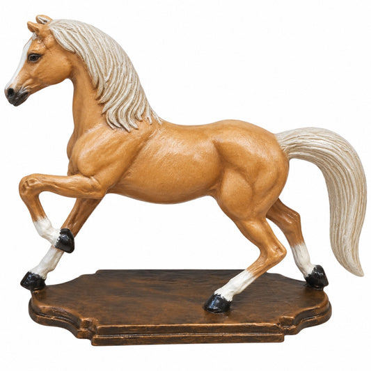 Small Desktop Prancing Horse with Base