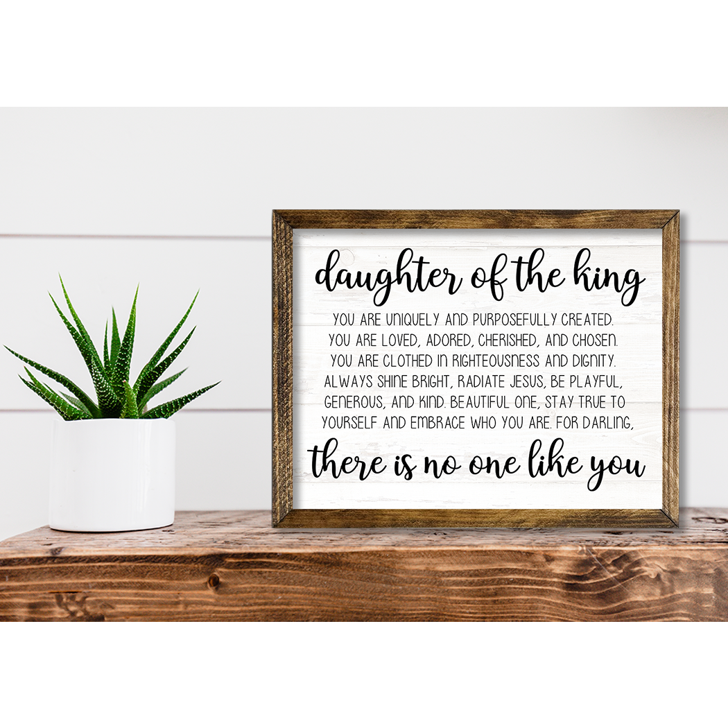 TIMBERLAND FRAME DAUGHTER OF THE KING - Backyard Buddies