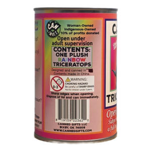 Canned Rainbow Triceratops