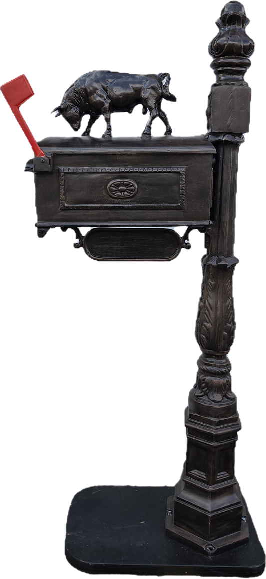 Mailbox with Bull