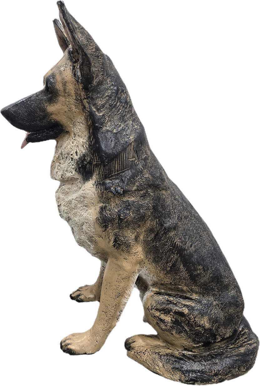 Sitting German Shepherd