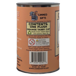 Canned Tabby Cat Orange